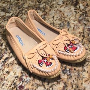 Tan Moccasins